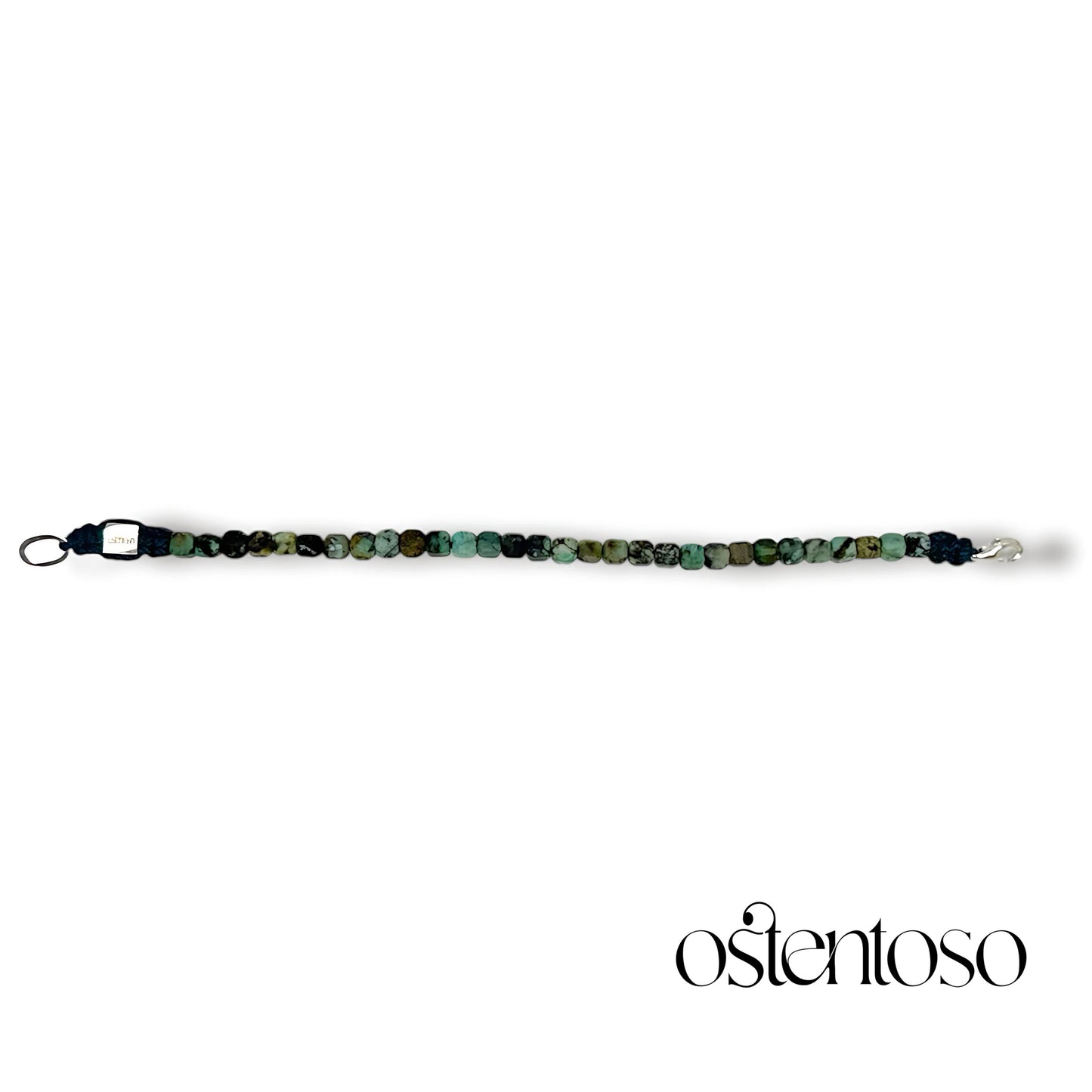 Bracelet Turquoise Africain Cubique taille n°4 mm.