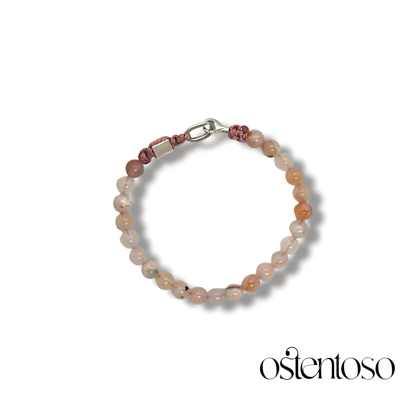 Brazalete Agata Cherry esférico tamaño No. 5.5 m.m.