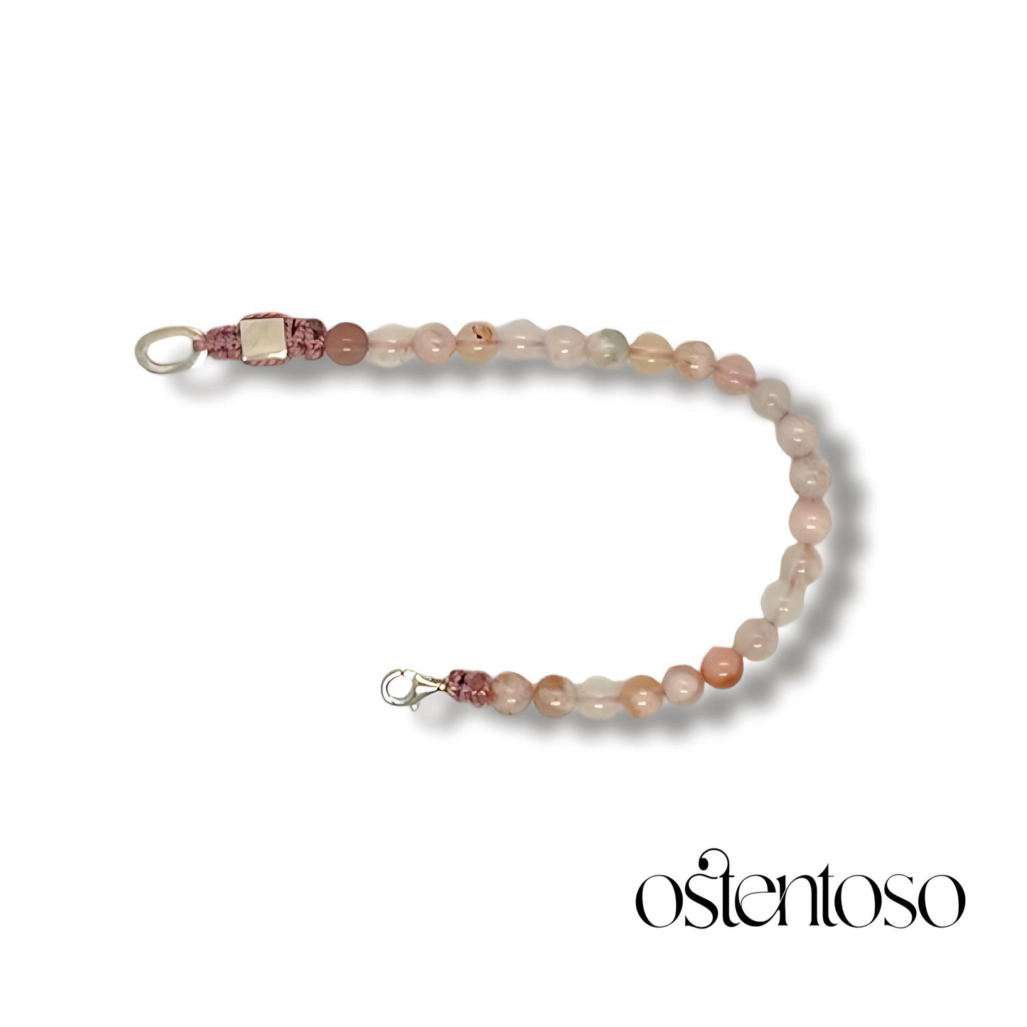 Brazalete Agata Cherry esférico tamaño No. 5.5 m.m.