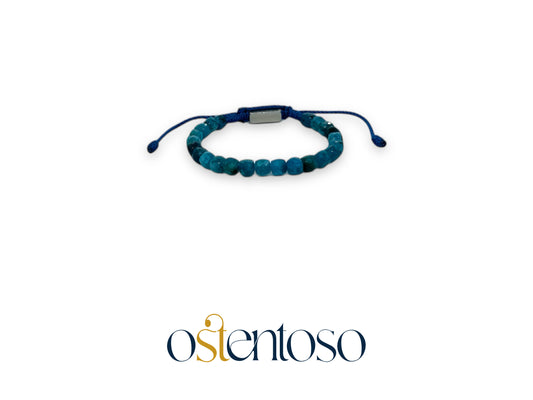 Bracelet Quartz Apatite Cubique Facetté taille n°6 mm.