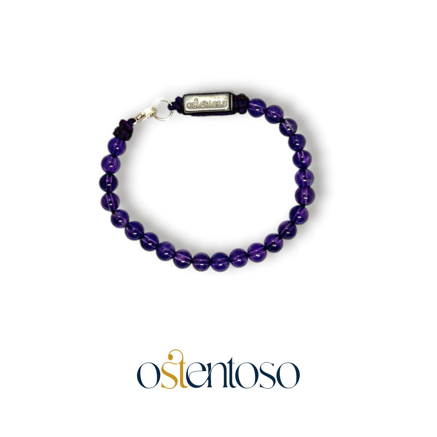 Bracelet améthyste sphérique taille n°6 mm.