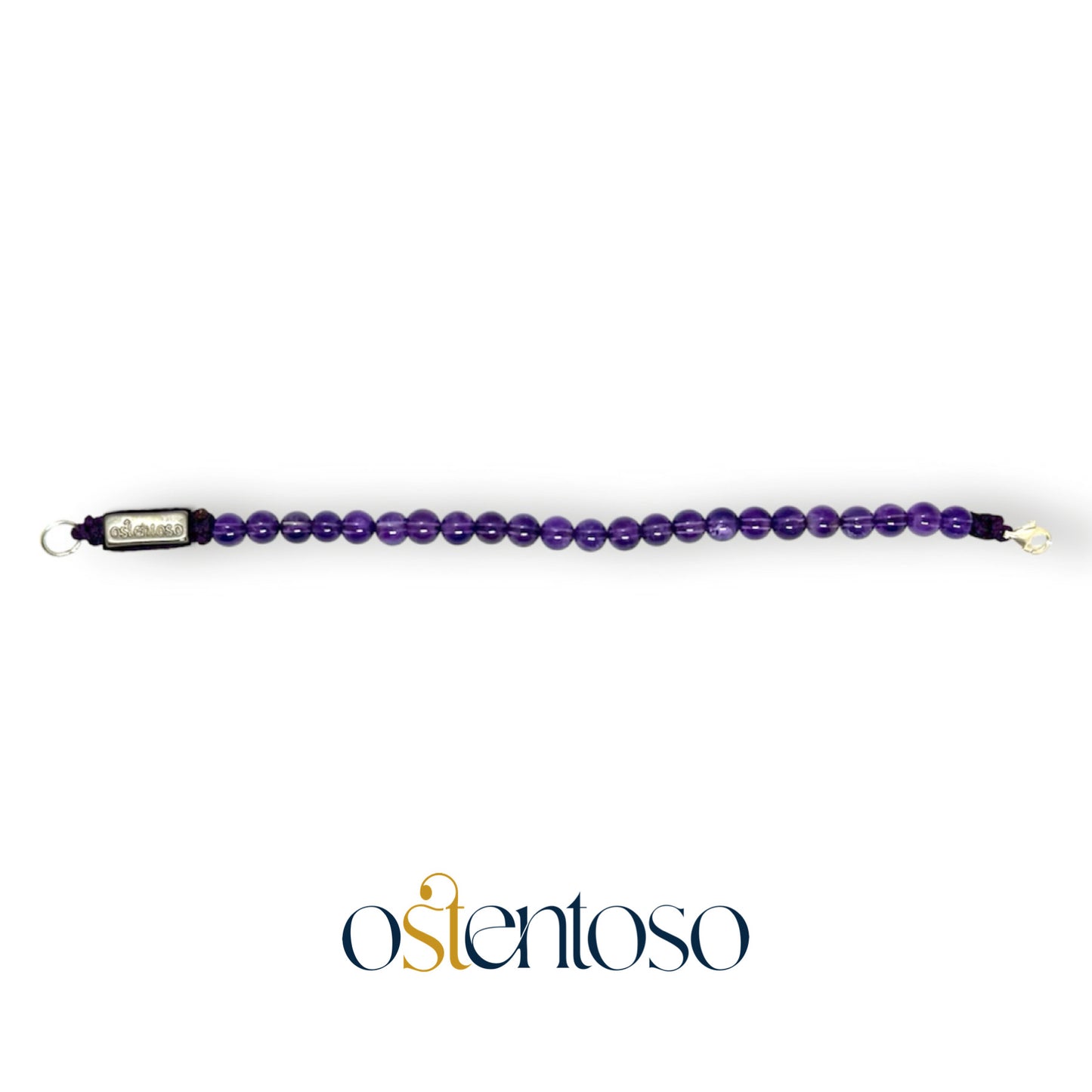 Bracelet améthyste sphérique taille n°6 mm.