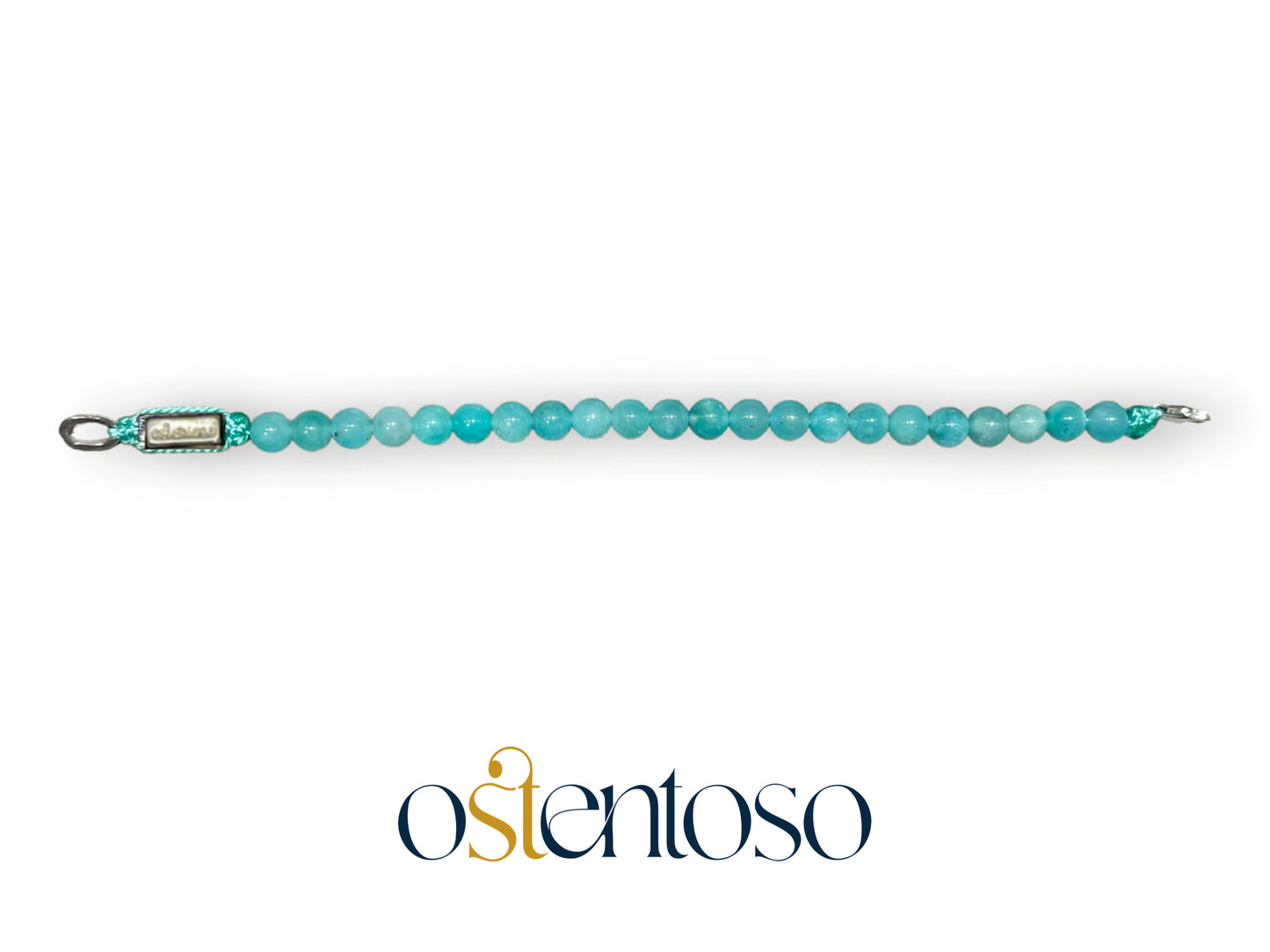Bracelet sphérique en Amazonite russe taille n°6 mm.
