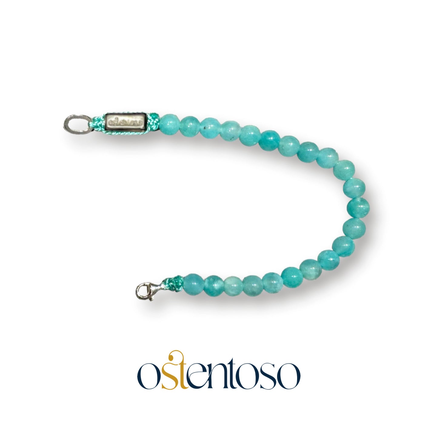 Bracelet sphérique en Amazonite russe taille n°6 mm.