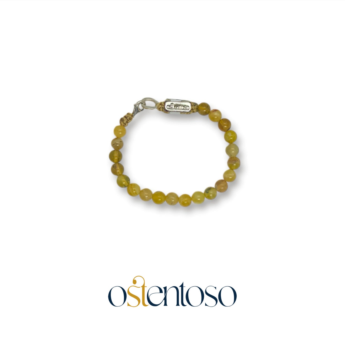 Bracelet sphérique en Ambre taille n°6 mm.