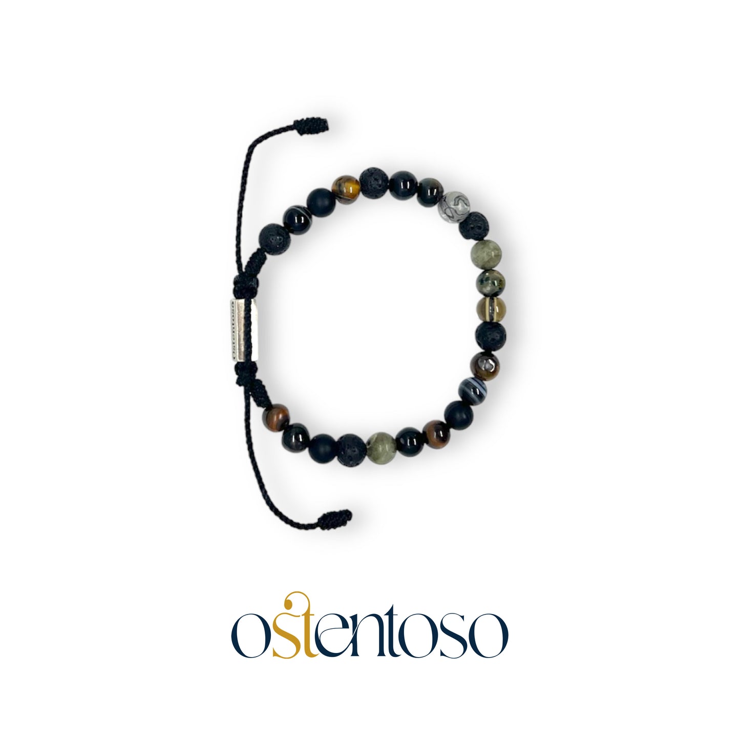 Dark color mix spherical bracelet